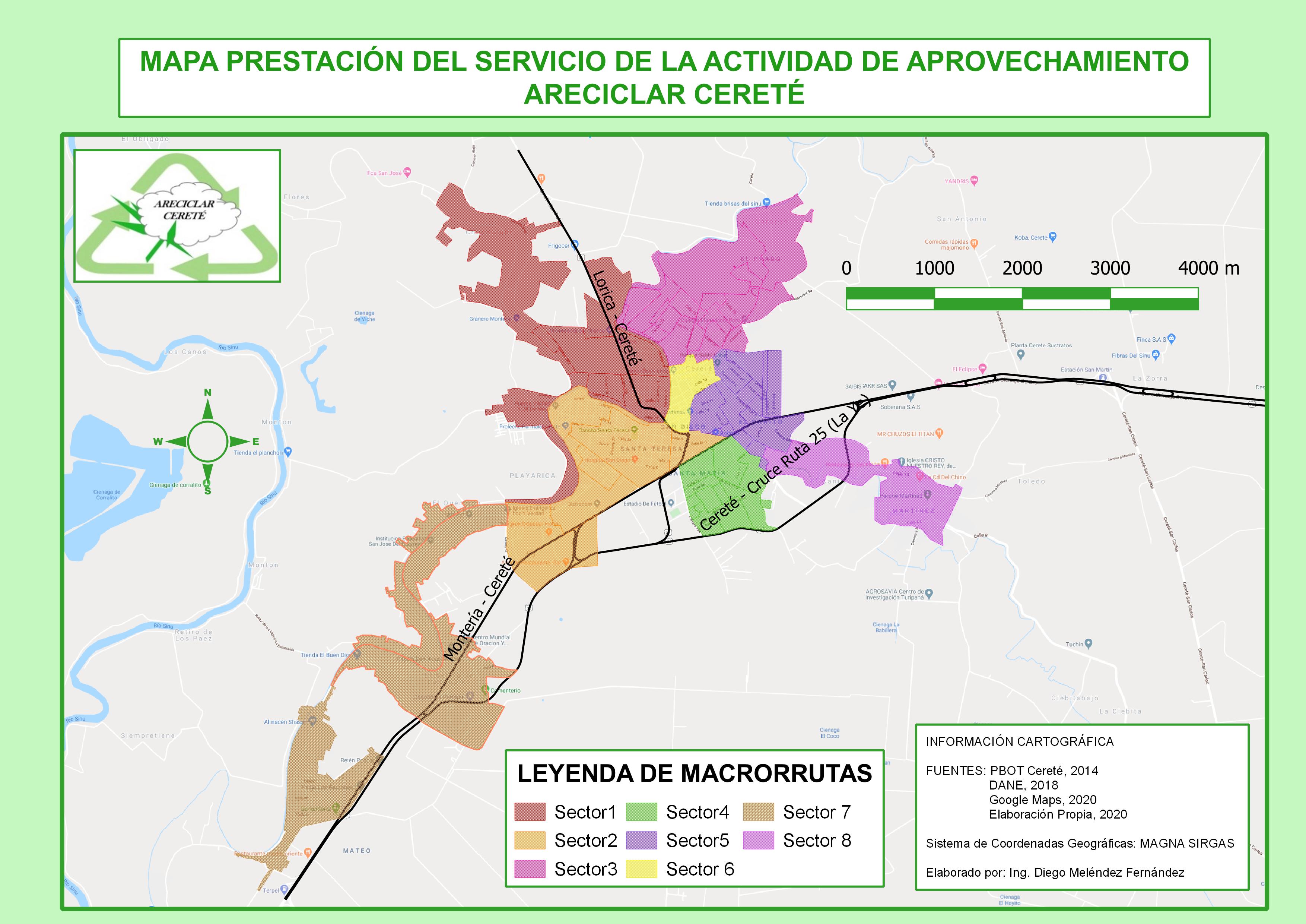 MAPA DE PRESTACI&Oacute;N DEL SERVICIO Y MACRORUTAS